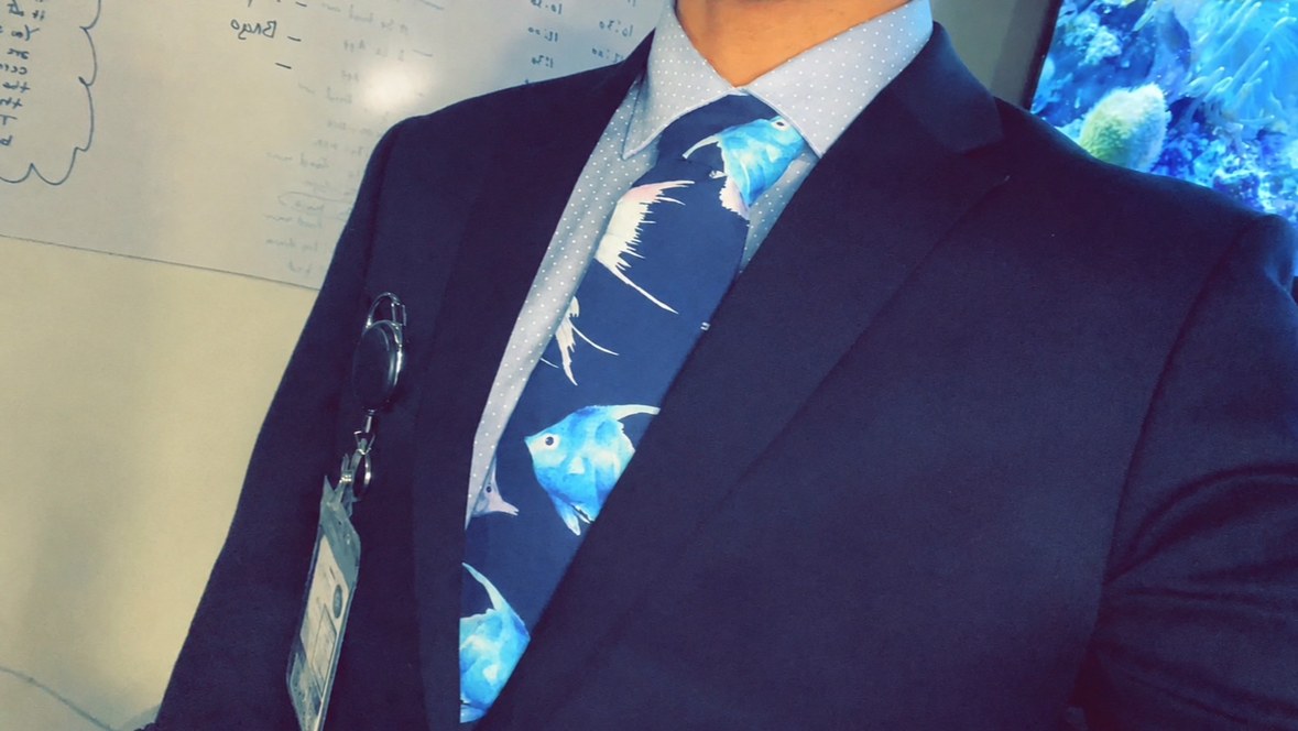 Justin Jarrett on the sales floor